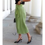 UR/CEO Light green wide pleated pants Longo | Shoptok.si