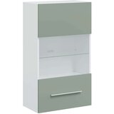 vidaXL TV jedinice od 5 dijelova s LED rasvjetom maslinastozeleno | shoptok.hr