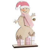  Pinky, novogodišnja dekoracija, drvena, snešk belić, 21cm ( 751614 ) Cene