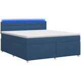  Boxspring krevet s madracem Plava 180 x 200 cm Tkanina | shoptok.hr