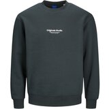 Jack & Jones Muški duks 12241694, Tamnosiva Cene