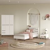 Hanah home ON23-W white young room set cene