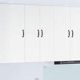 vidaXL Stenska kuhinjska omarica Bela 60 x 31 x 100 cm Konstruiran les | Shoptok.si