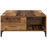 vidaXL Klubska miza Star les 80 x 80 x 36,5 cm Konstruiran les | Shoptok.si