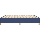  Box spring posteljni okvir moder 200x200 cm blago, (20739509) | Shoptok.si