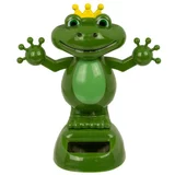 Solarna plesoča kraljeva žaba 11cm - figura