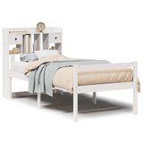  s regalom za knjige bez madraca bijeli 90x190cm borovina | shoptok.hr