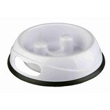 Trixie Posoda Slow feed plastična 1,5 l fi27 cm bela ali modra | Shoptok.si
