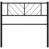  Metalno zamjensko uzglavlje crno 75 cm | shoptok.hr