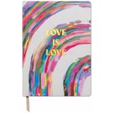 Designworks Ink Bilježnica 200 stranica A4 format Love is Love -