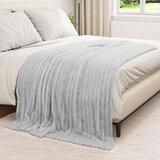  Odeja Siva 200 x 150 cm Flis, (5000288108) | Shoptok.si