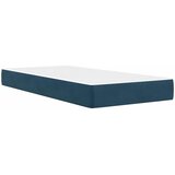  Krevetna konstrukcija s uzglavljem Plava 80 x 200 cm Baršun | shoptok.hr