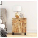  Nočna omarica 50x33x60 cm trmangov les in inženirski les | Shoptok.si