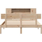 vidaXL Knjižna postelja brez vzmetnice 120x190 cm trdna borovina | Shoptok.si