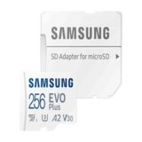 Samsung evo plus microsd card 256GB class 10 + adapter MB-MC256KA Cene