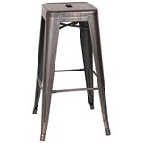 MID.YOU Barski Stol Vantaggio High, Črna, Zlata | Shoptok.si
