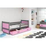  Postelja BMS Rico + predal 200x90 cm, GRF roza | Shoptok.si