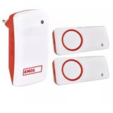 Emos Brezžični zvonec P5750.2T - rdeče/bel | Shoptok.si