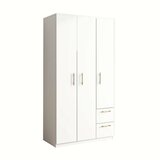 Hanah home merlin - white white wardrobe | ePonuda.com