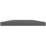 Police za knjige 4 kom visoki sjaj sive 100x20x1,5 cm iverica | shoptok.hr