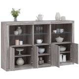  Komoda z LED lučkami siva sonoma 162x37x100 cm | Shoptok.si
