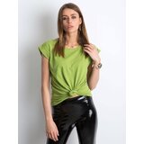 Fashion Hunters Light green T-shirt | shoptok.hr