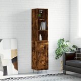 The Living Store Visoka omara dimljeni hrast 34,5x34x180 cm inženirski les - Visoka Omara, (21657320) | Shoptok.si