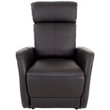 Modern Living tv fotelj hamilton, usnje, črna | Shoptok.si