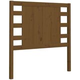  Uzglavlje smeđa boja meda 81 x 4 x 100 cm od masivne borovine | shoptok.hr