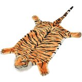 vidaXL Plišasta preproga tiger 144 cm rjave barve, (20668468) | Shoptok.si