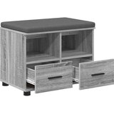  Klupa za hodnik s jastukom Sivi Sonoma 60 x 38 x 46 cm | Eponuda.ba