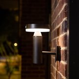 Zuma line WT33611 - LED solarna zidna lampa CARLI LED/4,5W/2000mAh IP44 crna | Eponuda.com