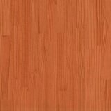 vidaXL vzglavje s policami voščeno rjava 140 cm trdna borovina, (21290869) | Shoptok.si