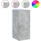 Maison Chic Stenska TV omarica - TV stojalo - Televizijska omarica z LED lučkami betonsko siva 30,5x35x70 cm, (21701115) Cene