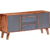  Komoda siva 120 x 30 x 55 cm od masivnog drva | Eponuda.ba
