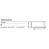 Faro 34370WT - Plafonski ventilator MARINE M, prečnik 125 cm, braon/bela, IP44, WT, sa daljinskim upravljačem | Eponuda.com