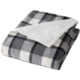Siva deka od sherpa flisa 125x150 cm Ecossais –