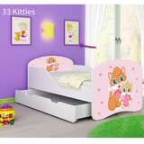ACMA Dječji krevet s motivom + ladica 140x70 cm - 33 Cats | shoptok.hr