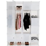 Kondela Modularna večnamenska omara, bela, ZAFOD | Shoptok.si