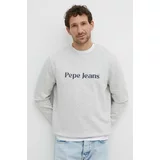 PepeJeans Pulover REGIS moški, siva barva, PM582667