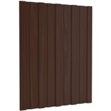 Krovni panel 12 pcs Smeđa 60 x 45 cm Pocinčani čelik - Smeđa 60 x 45 cm 12 | shoptok.hr