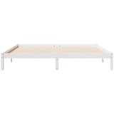  Dugi okvir kreveta bez madraca bijeli 180 x 210 cm od borovine | shoptok.hr