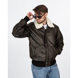 La Force Fashion Kožna jakna SRL - Tamno braon u