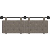  Držeće uzglavlje Zidne Sivi 150 x 55 x 5 cm Antikni PU - Sivi 140 cm bez LED | shoptok.hr