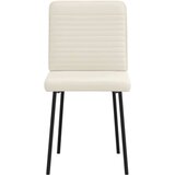  Jedilni stoli 4 kosi krem žamet, (21822143) | Shoptok.si