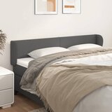  Uzglavlje s ušima sivo 163x23x78/88 cm od umjetne kože | shoptok.hr