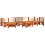  Vrtna dnevna garnitura 8 pcs Voskan Rjava Trdna borovina, (5000272678) | Shoptok.si