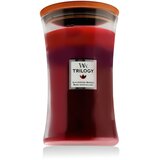 WoodWick Trilogy Large Hourglass Candles Scented candle Sun-Ripened Berries 610 g Cijene