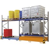 eurokraft pro Regalna talna kadica, prestrezna prostornina 1000 l, DxŠxV 3250 x 1300 x 380 mm, brez mrežaste rešetke, vroče pocinkana izvedba | Shoptok.si