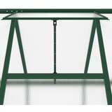 vidaXL Rastlinjak z okvirjem zelen 169x169x195 cm aluminij | Shoptok.si